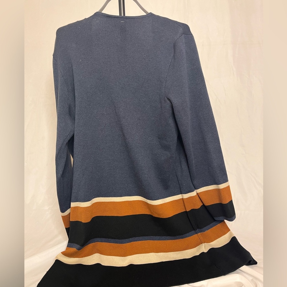 Apt. 9 Men's Navy and Brown Cardigan - Picture 3 of 4